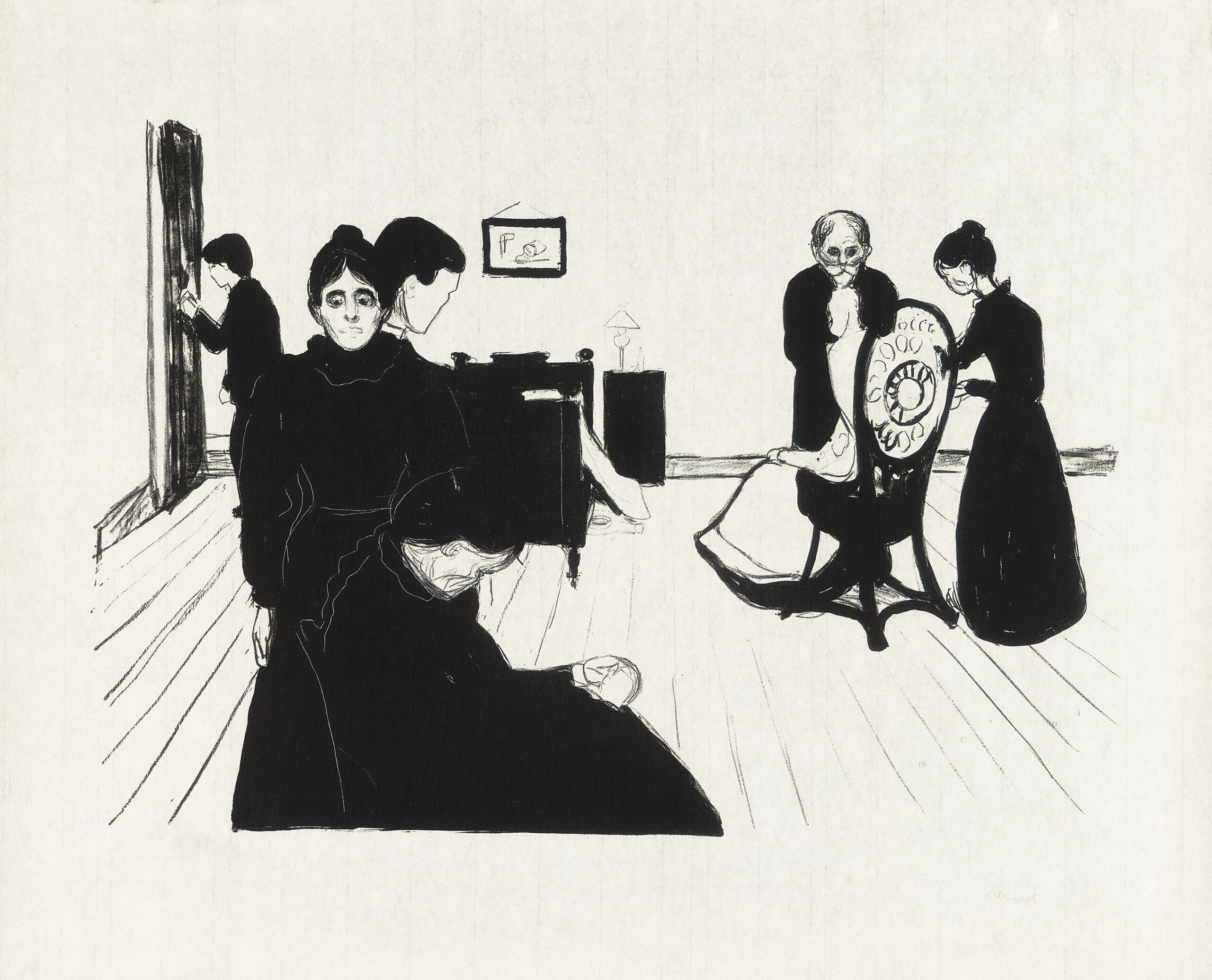 Edvard Munch: Tod im Krankenzimmer (1896)
